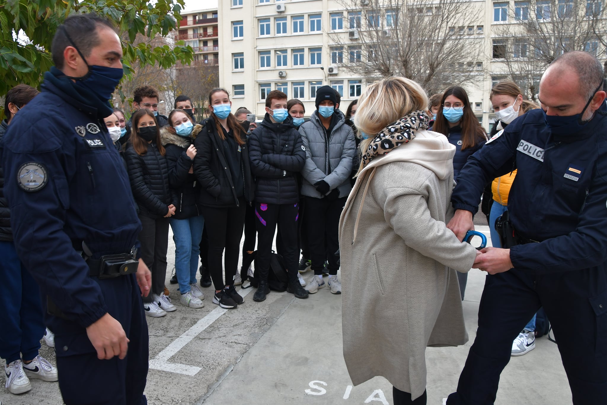 visite commissariat Police classe dfense